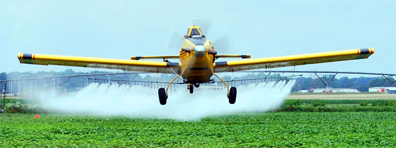 Agrotóxicos jogados por avião intoxicam moradores, nascentes e